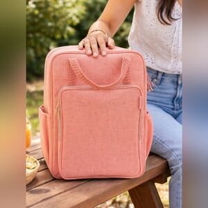 SOYOUNG Linen All-Day Tote Backpack